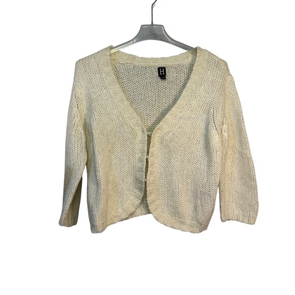 Vintage Hilfiger Womens Size XL Mohair Blend Knit Cardigan Sweater - Picture 1 of 6